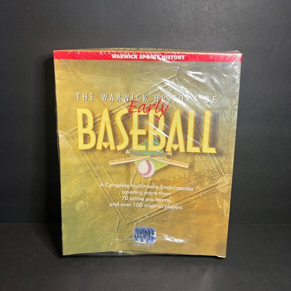 Vintage 2000 The Warwick History of Early Baseball PC Multimedia Encyclopedia - Picture 1 of 7